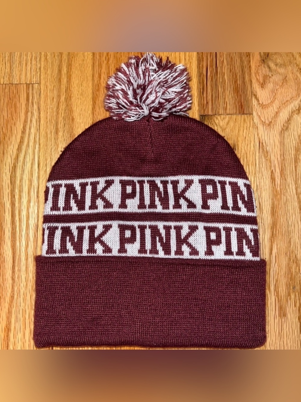 Victoria’s Secret PINK Pom-Pom Beanie